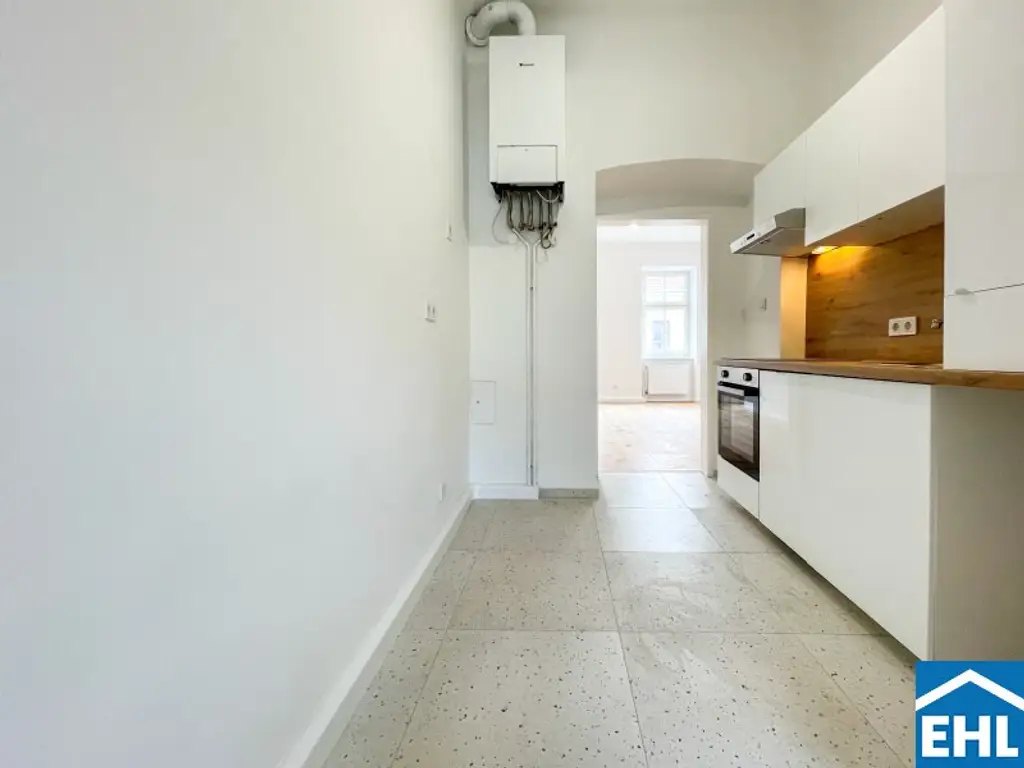 WG geeignet: Kompakte 3 Zimmerwohnung mit separater Küche