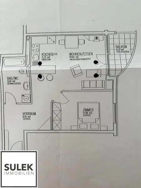 **VORMERKEN** ab Oktober: ruhige 2 Zimmer Wohnung mit praktischem Grundriss & Balkon (hofseitig)  & mit Stellplatz - Nähe Spengergasse // Matzleinsdorfer Platz