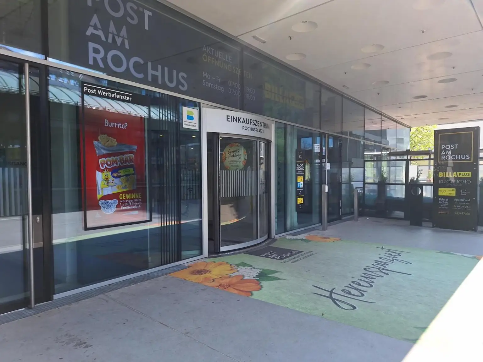 Eingang Einkaufszentrum
