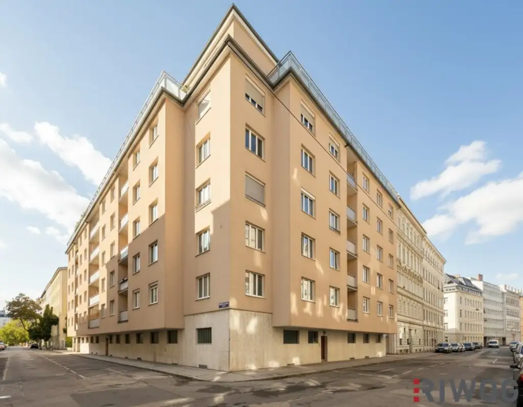 ERSTBEZUG nach Sanierung I Großzügige 2 Zimmer Wohnung mit geräumiger Küche und begehbaren Kleiderschrank I Augartennähe I Tischler Einbauküche inkl. Siemensgeräte I Gratis Miele Waschtrockner bei Kauf bis 31.12.25