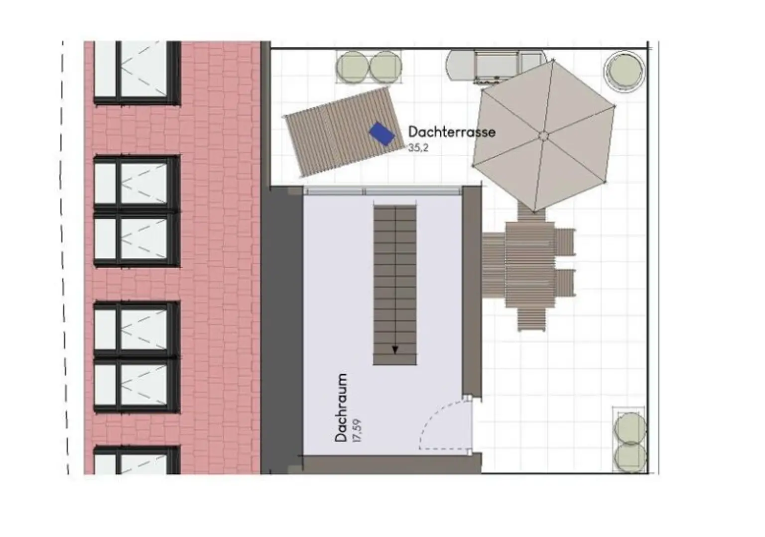Open-Hause-Day / Samstag, 18.Oktober 2025 von 10:00 bis 14:00 Uhr.4-Zimmer-Dachgeschosswohnung mit XL-Dachterrasse