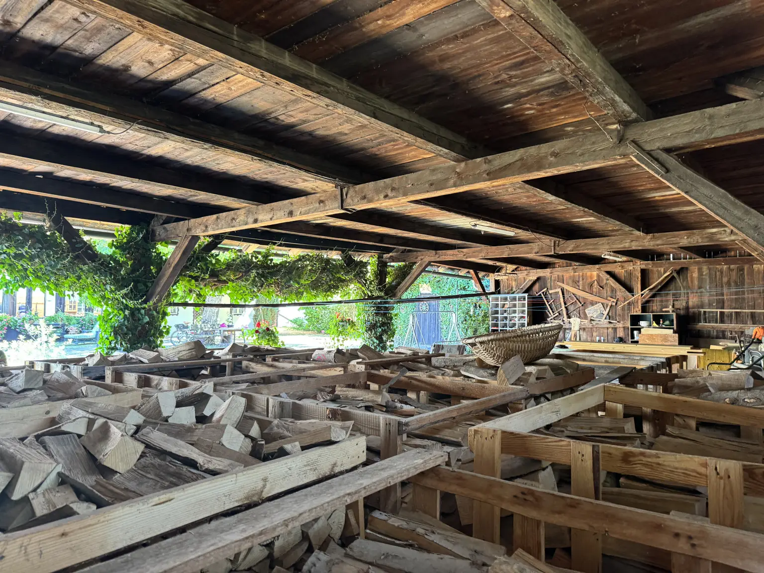 Holzlager