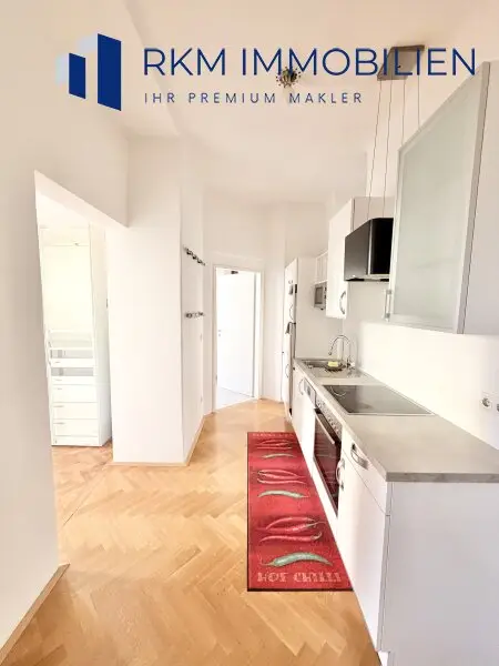 Zentrale 2-Zimmer-Wohnung in Ruhelage