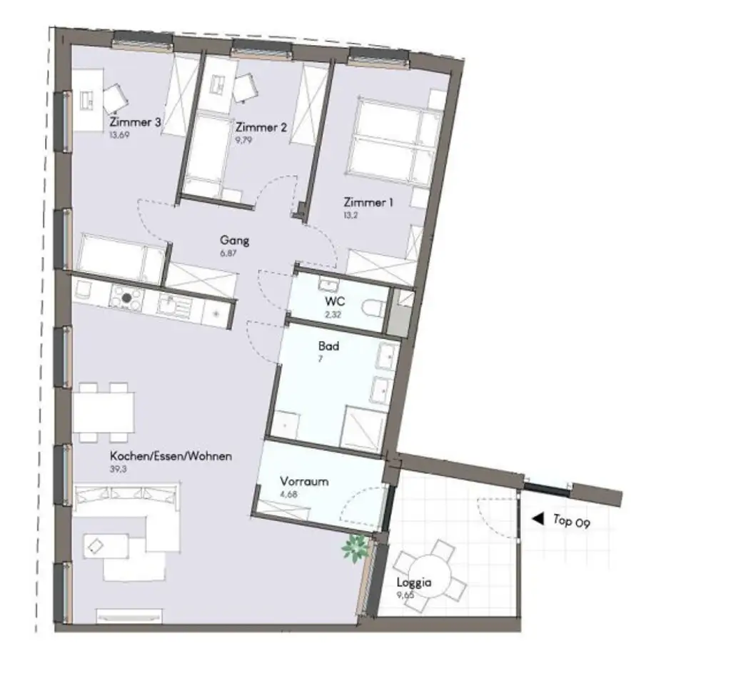 Open-Hause-Day / Samstag, 08.November 2025 von 10:00 bis 14:00 Uhr | 4-Zimmer-Wohnung mit Loggia|  2 Garagenplätze möglich