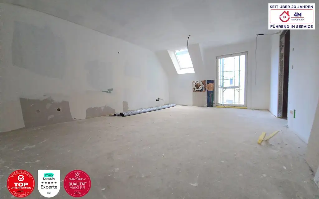 Belagsfertige 3-Zimmer-Wohnung mit Terrasse im Erstbezug! Ideal für Investoren oder Selbstnutzer !