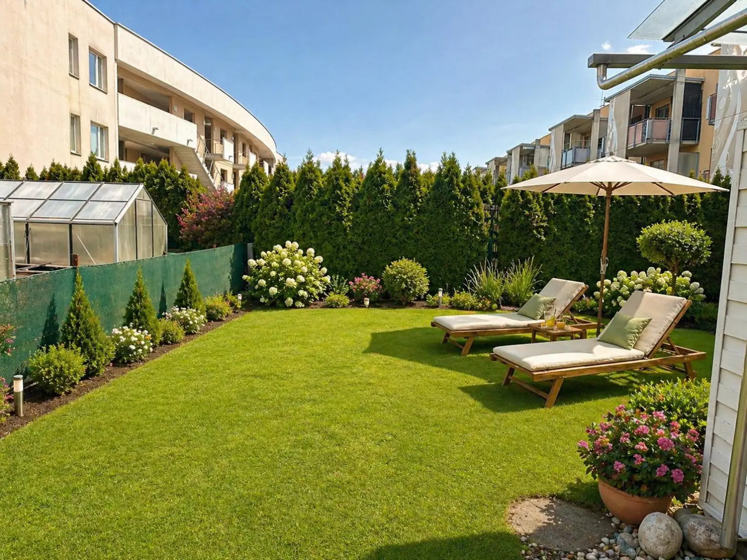 Gartenanteil - KI Visualisierung