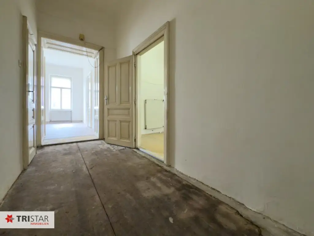 TOP::: WUNDERSCHÖNE KLASSISCHE ALTBAUWOHNUNG IN SEHR GUTER LAGE ZUM SANIEREN – TOP GRUNDRISS – Kauf in 1060 Wien:::