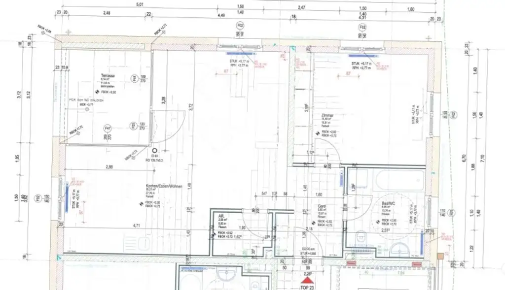 Telfs: 2-Zimmer-Neubauwohnung mit verglaster Loggia, Tiefgarage und hochwertiger DAN-Küche in zentraler ruhiger Lage zu kaufen