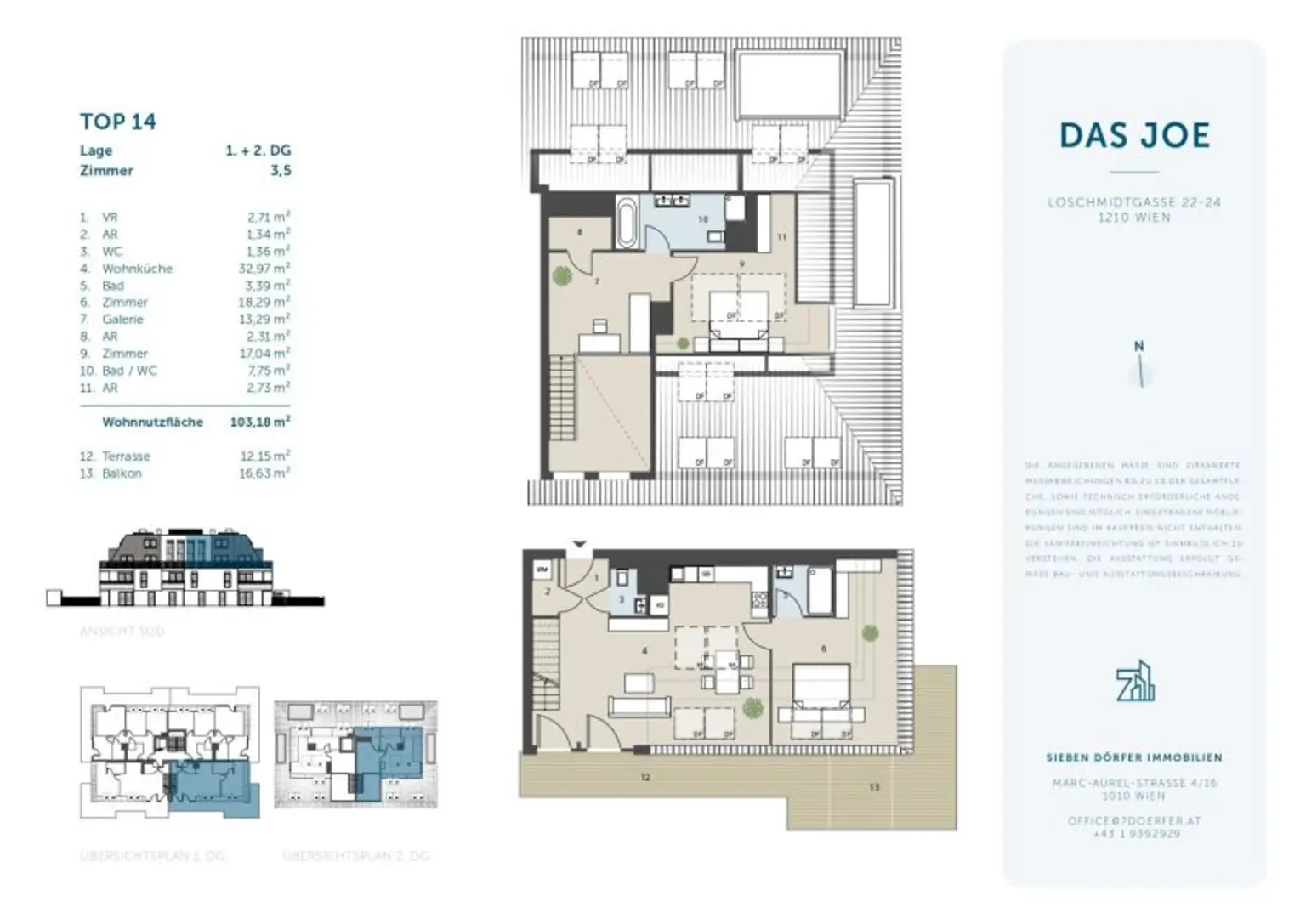 ERSTBEZUG I MAISONETTE-DACHGESCHOSS I TERRASSE I 2x BALKON I PROVISIONSFREI