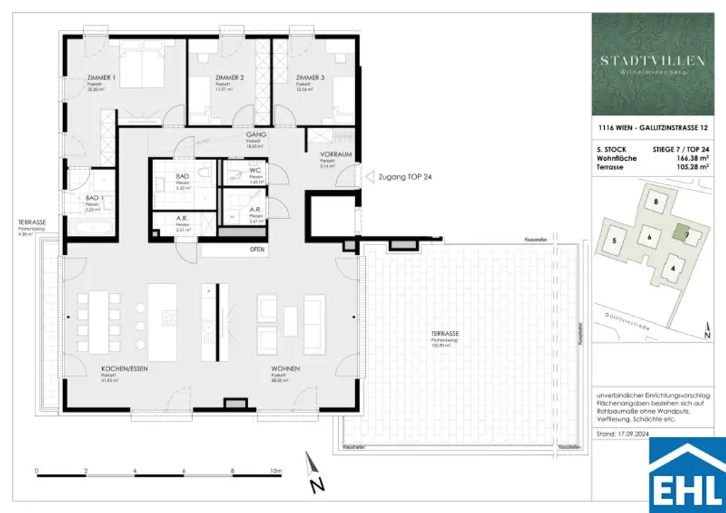 Investment in Wiens begehrtes Cottageviertel: Die STADTVILLEN Wilhelminenberg