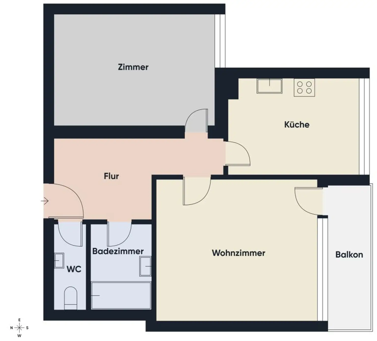 Grundriss ohne Maßstab