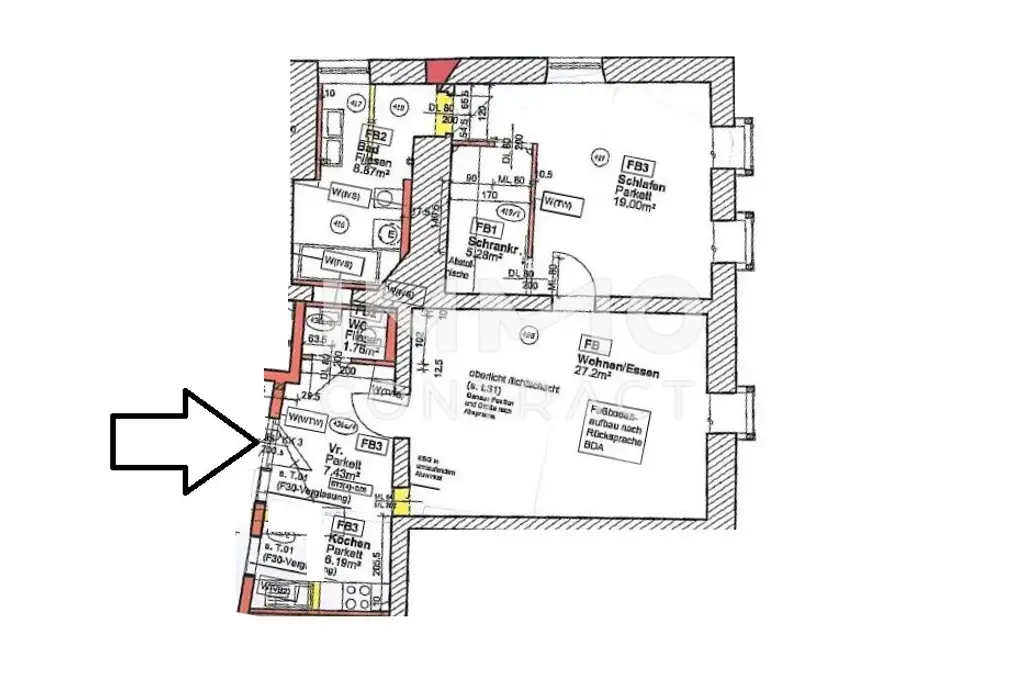 TOP INNENSTADT LAGE - Herrengasse 3 - 2 Zimmer Wohnung - Top 13