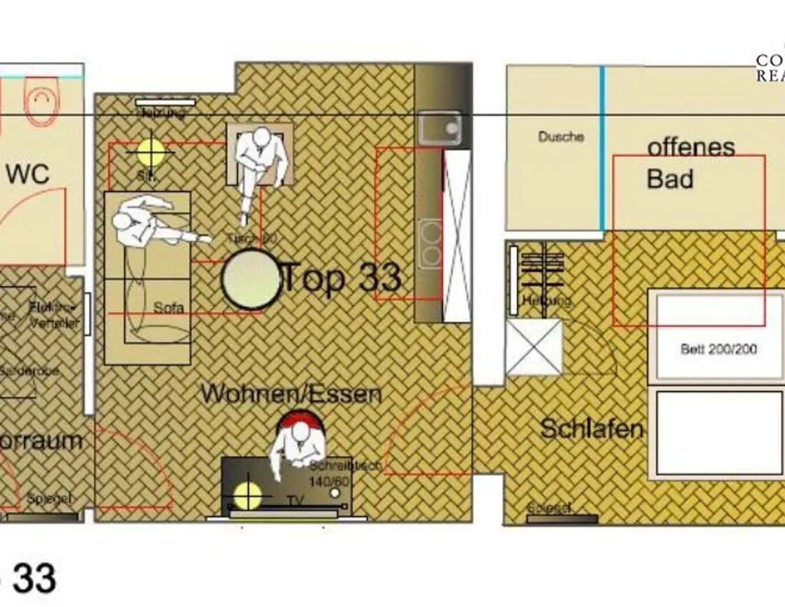 DG- 2 Zimmer Wohnung- nähe Kärntner Straße