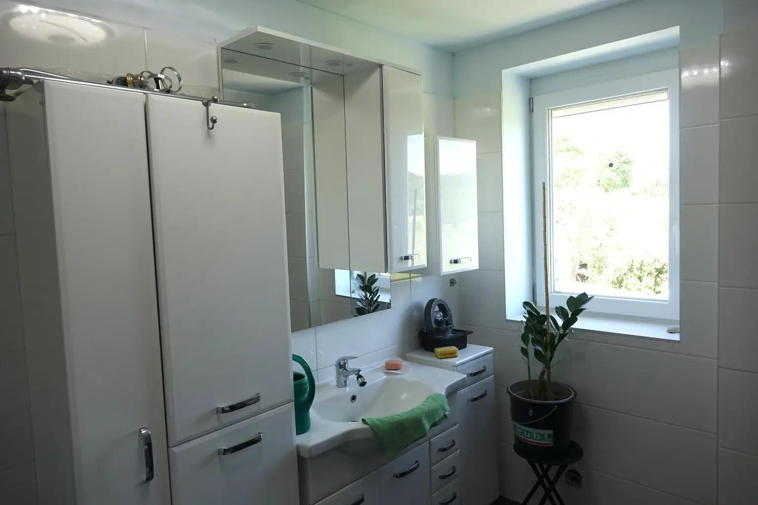Badezimmer im Dachgeschoss