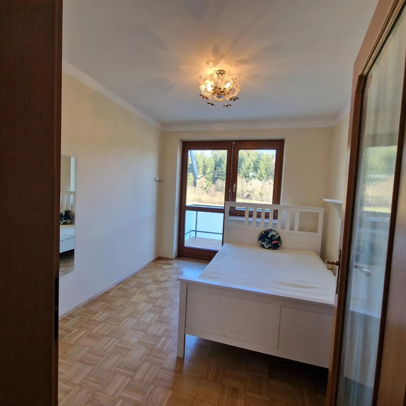 Sicht auf den Balkon