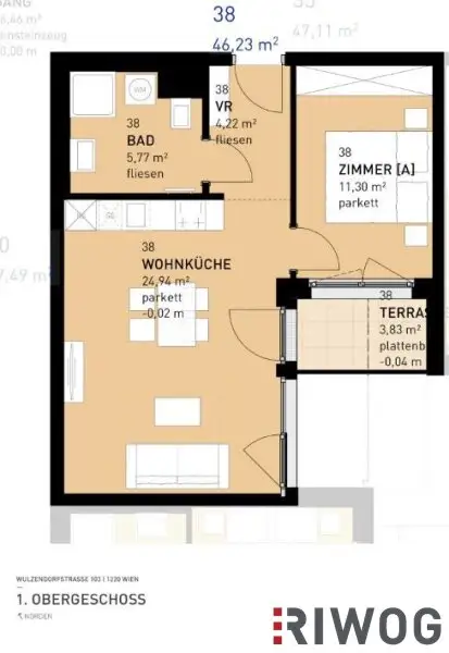 || Erstbezug || 2-Zimmer Wohnung mit Terrasse & extra Eigengarten im Erdgeschoss || Nahe Innerer Stadt ||