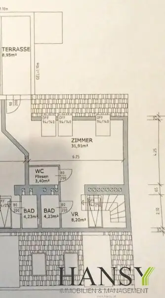 Voll möblierte Maisonette mit großer Terrasse & viel Platz – Dachgeschosswohnung in Toplage!