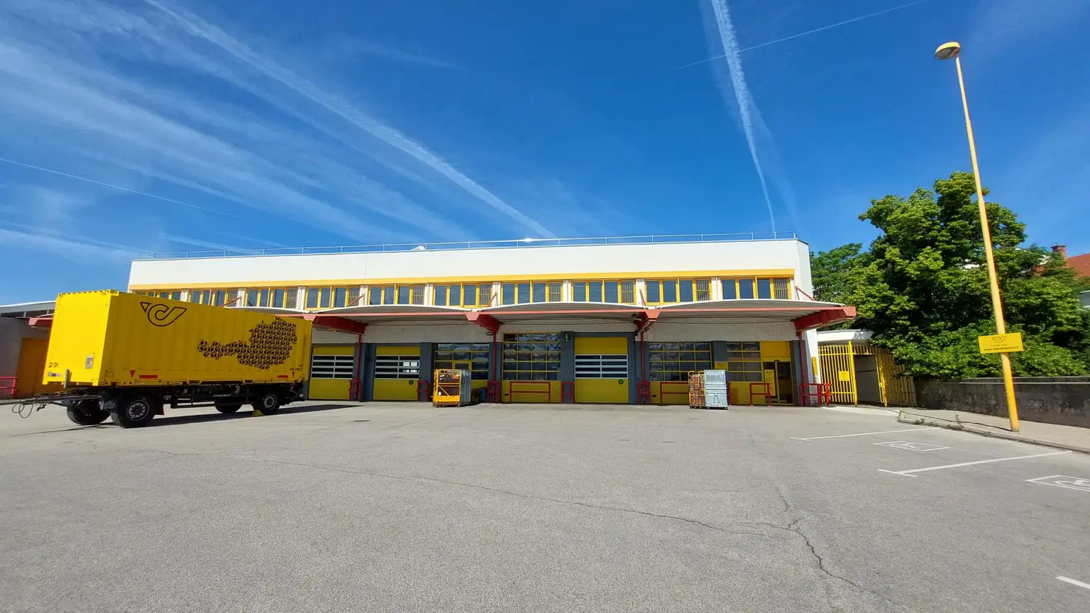 Ansicht außen ehm. Zustellbasis