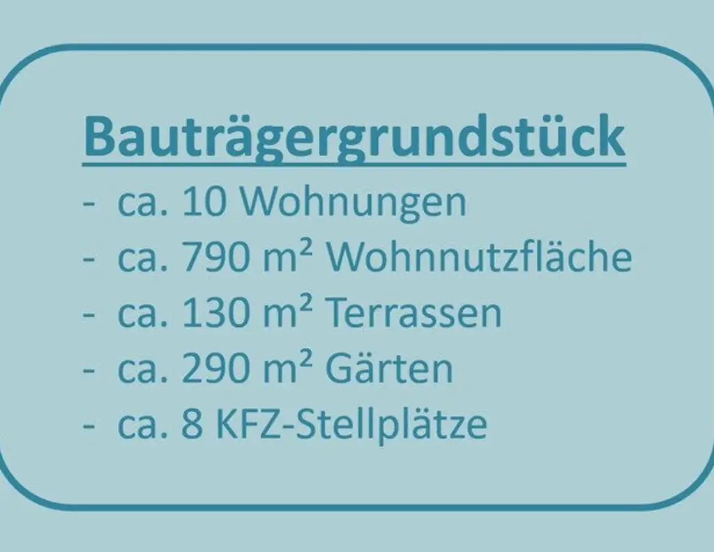BAUTRÄGEROBJEKT IN TOP-LAGE