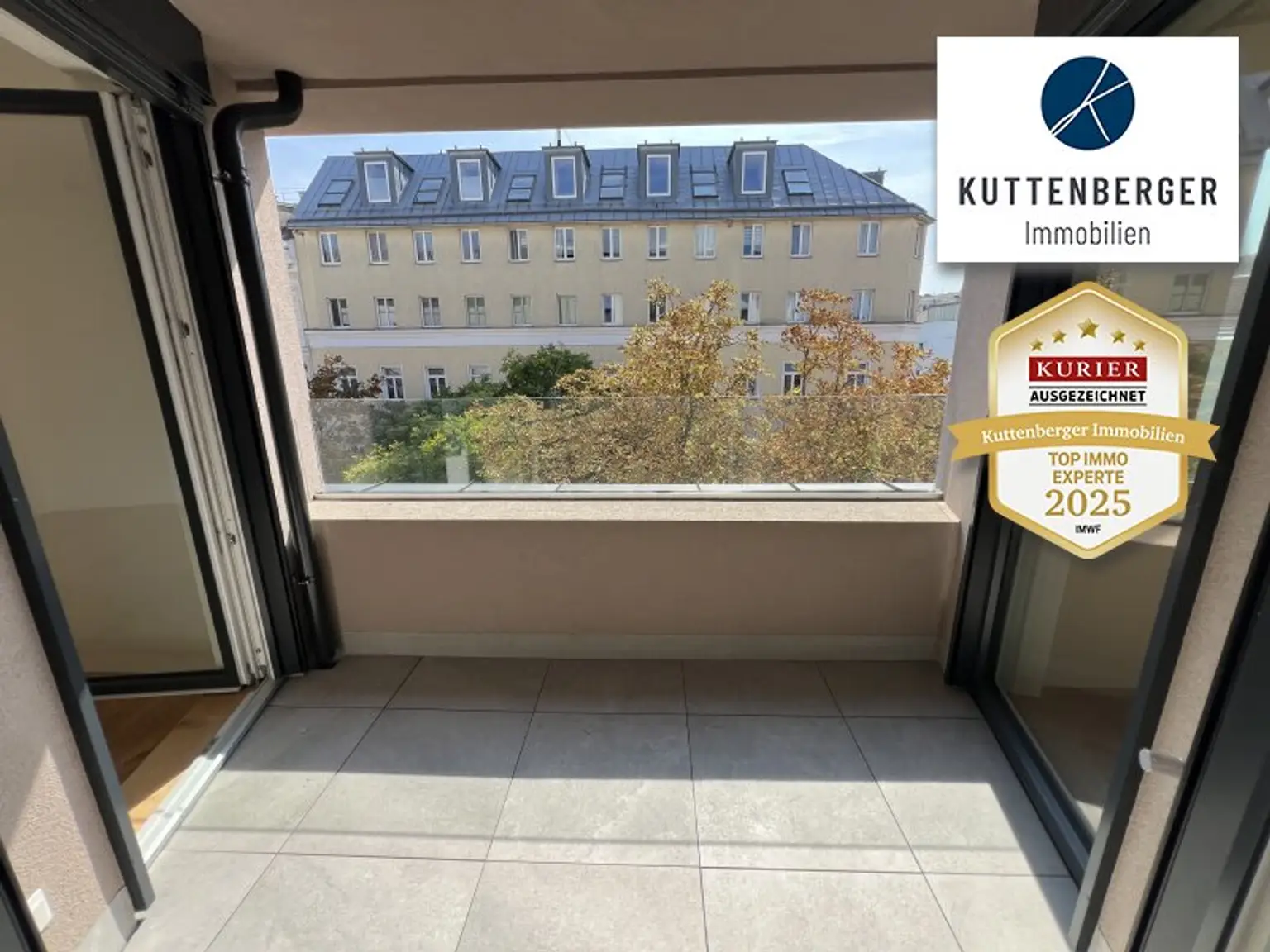 *Superprojekt: ''Über den Baumwipfeln" Top 44 Erstklassige 2-Zimmer Loggia - Wohnung + TRAUMHAFTE SÜDAUSRICHTUNG mit Blick auf die Kastanienbäume