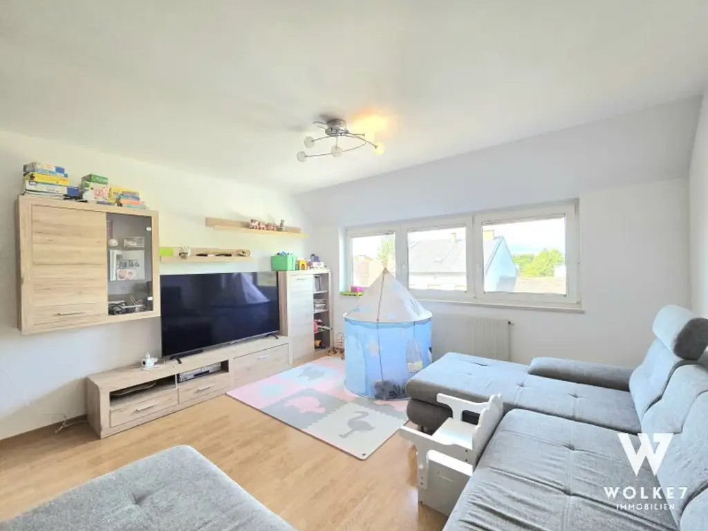 Zentrale 3-Zimmer-Wohnung in Korneuburg | ca. 76,35 m2 | Tiefgaragenplatz | Balkon | Fahrradraum