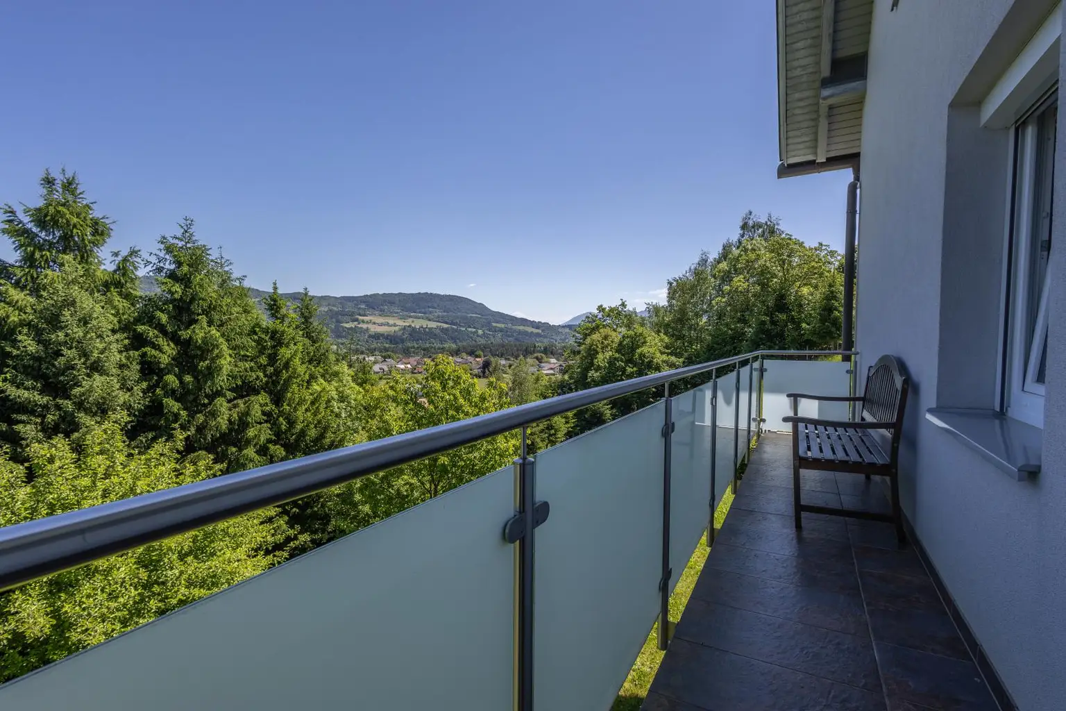 Balkon Nord-Ost-Ausrichtung