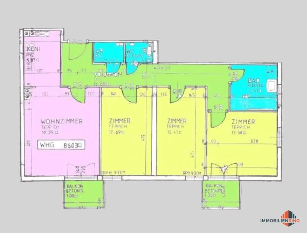 Moderne 4-Zimmer-Wohnung mit Balkon in Pfaffstätten – Ihr neues Zuhause!