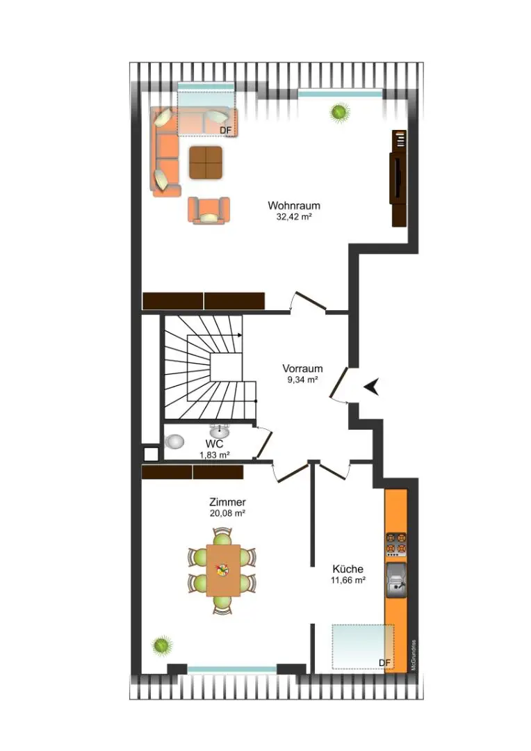 !!! Perfekt für Student(inn)en WG oder für Familien! DG-Maisonette zu mieten!