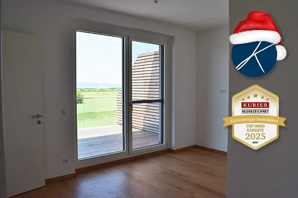 Luxuriöse 2 Zimmer Dachgeschoßwohnung als Erstbezug im Seepark Oggau! PROVISIONSFREI für den Käufer!