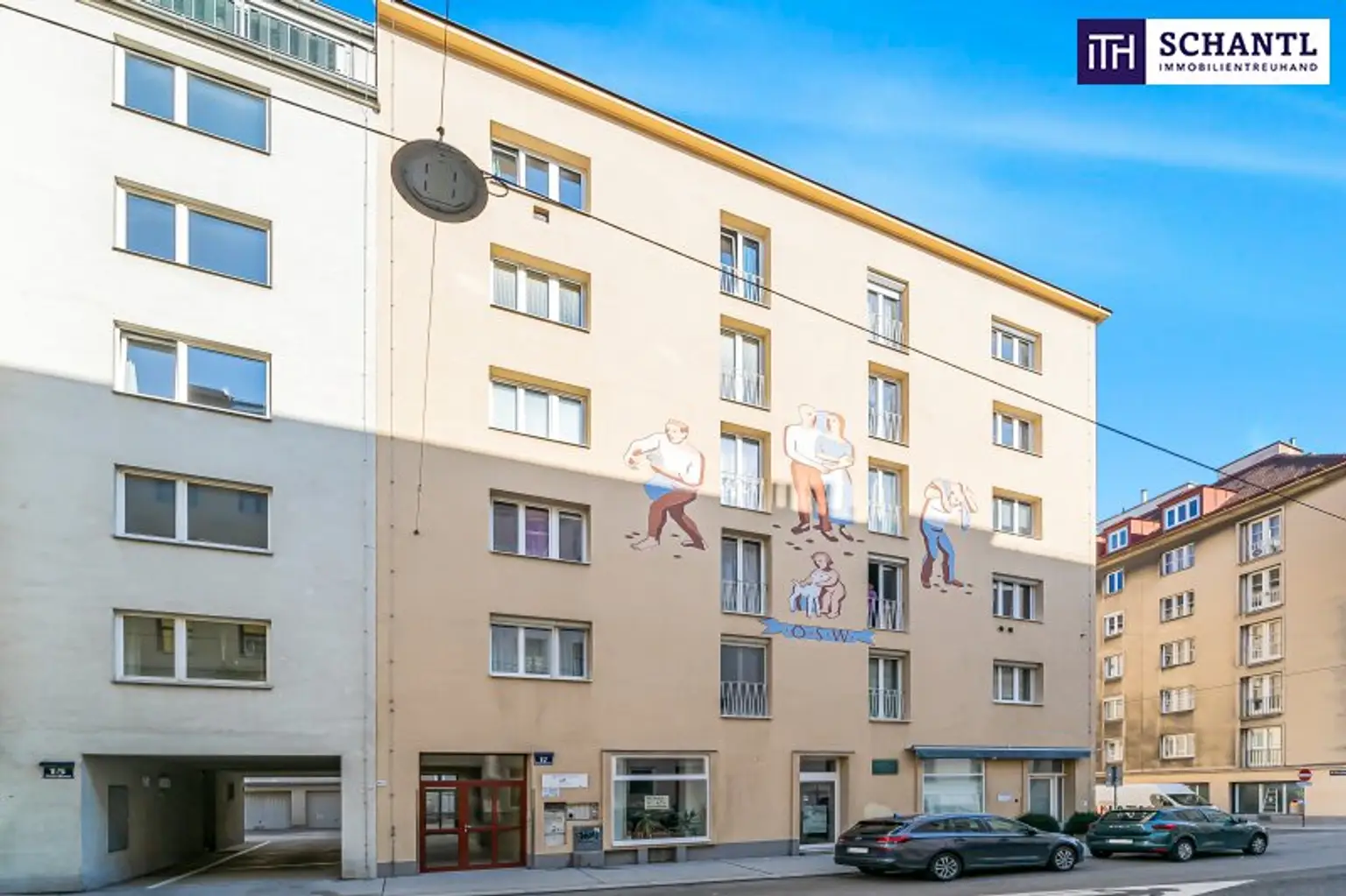 Hauptfassade, Eingang