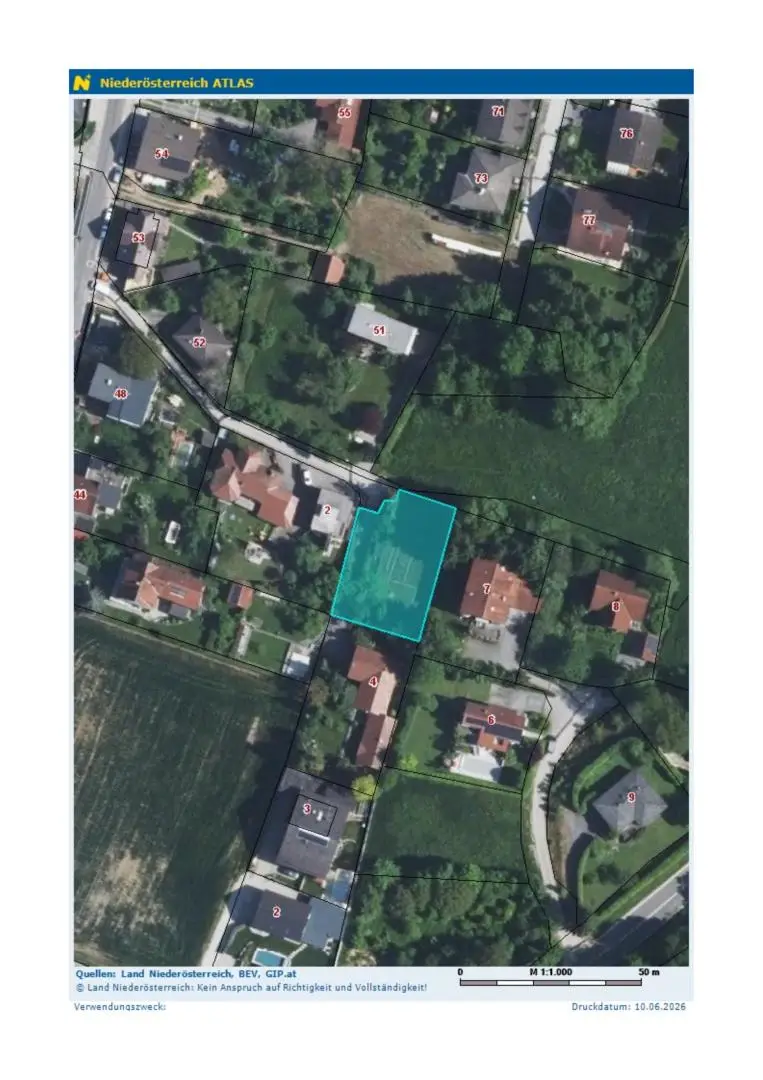Orthofoto (Quelle: Nö-Atlas)