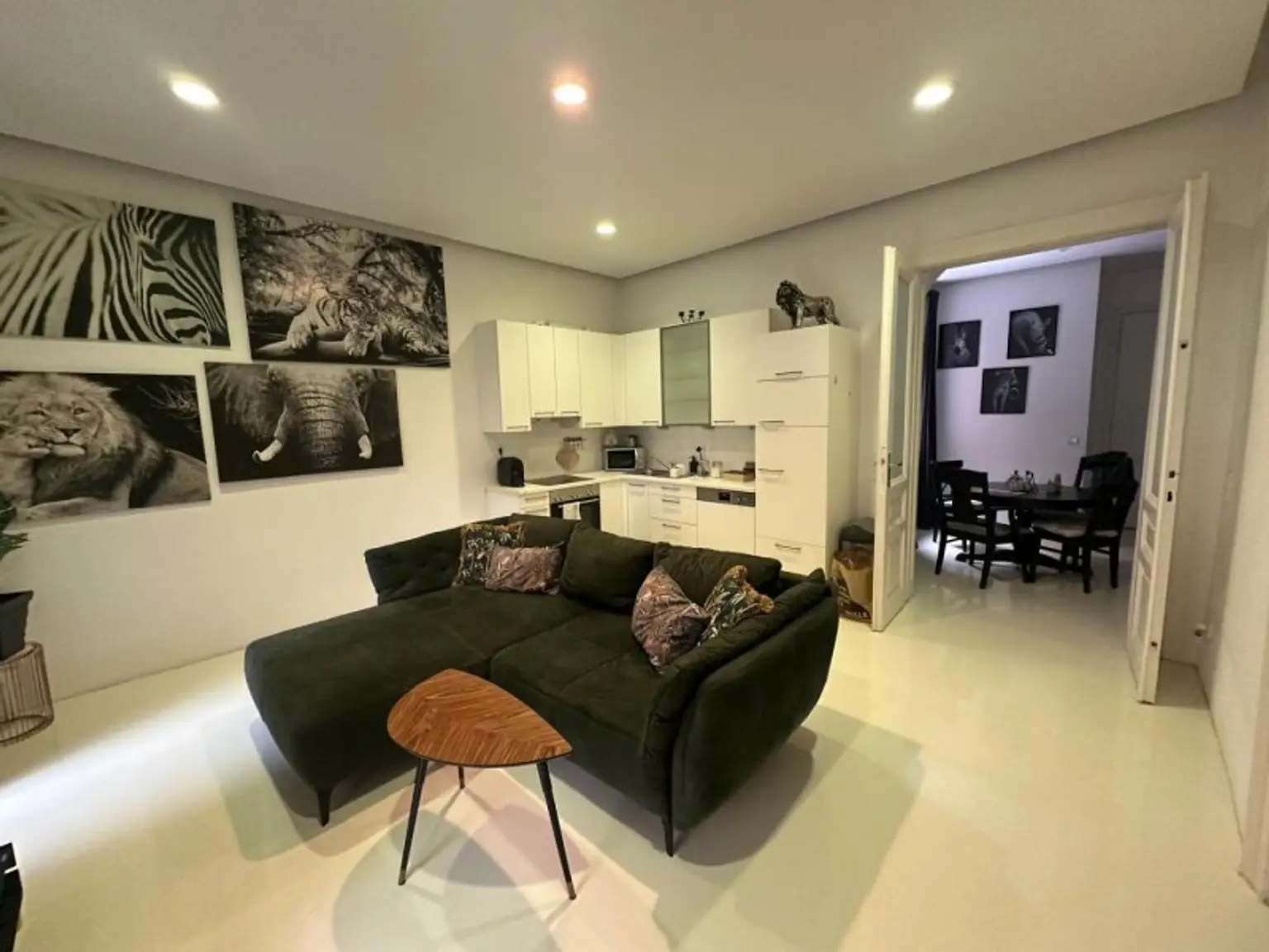 EG Wohnzimmer mit Küche
