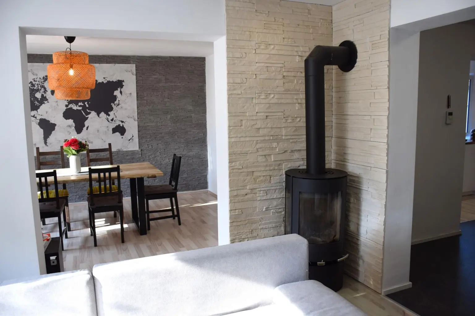 Schwedenofen Wohnzimmer EG