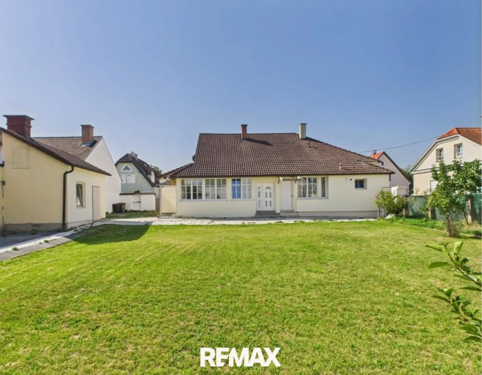 Ansicht Garten mit Veranda