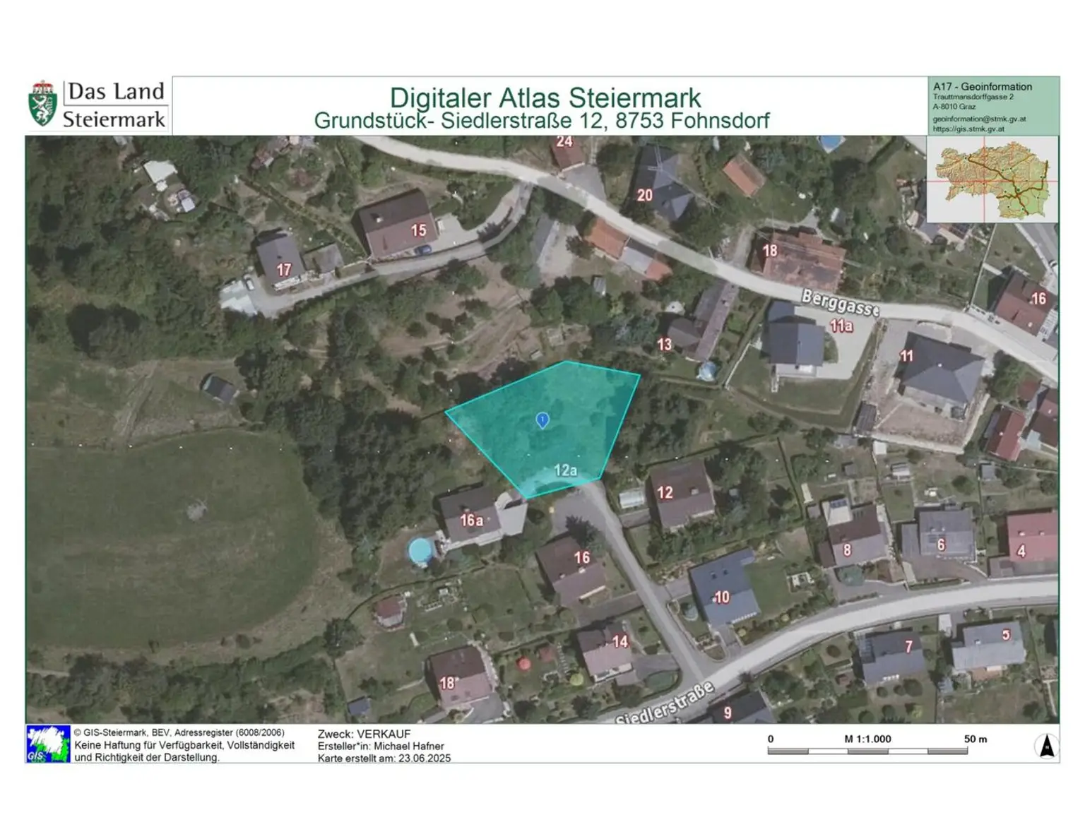 Exklusives Baugrundstück mit traumhafter Aussicht in Fohnsdorf ( Murtal, Steiermark)