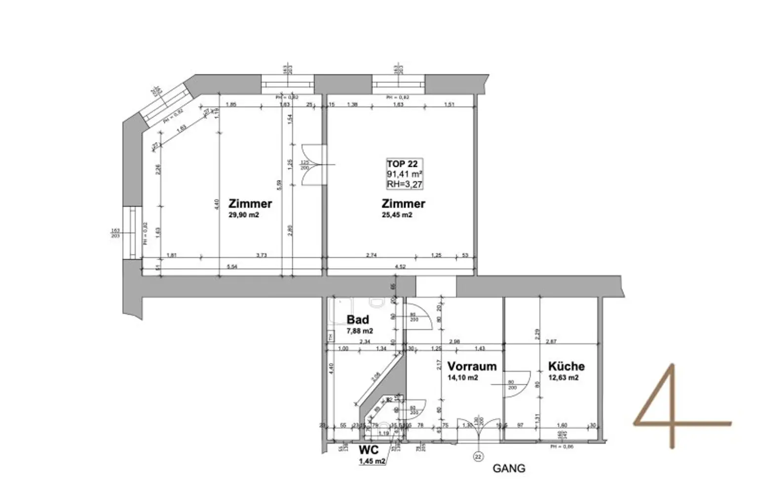 550m zur U3 - Charme & Geschichte - Eckwohnung mit klassischem Stil - dein Wohnpotenzial entfalten