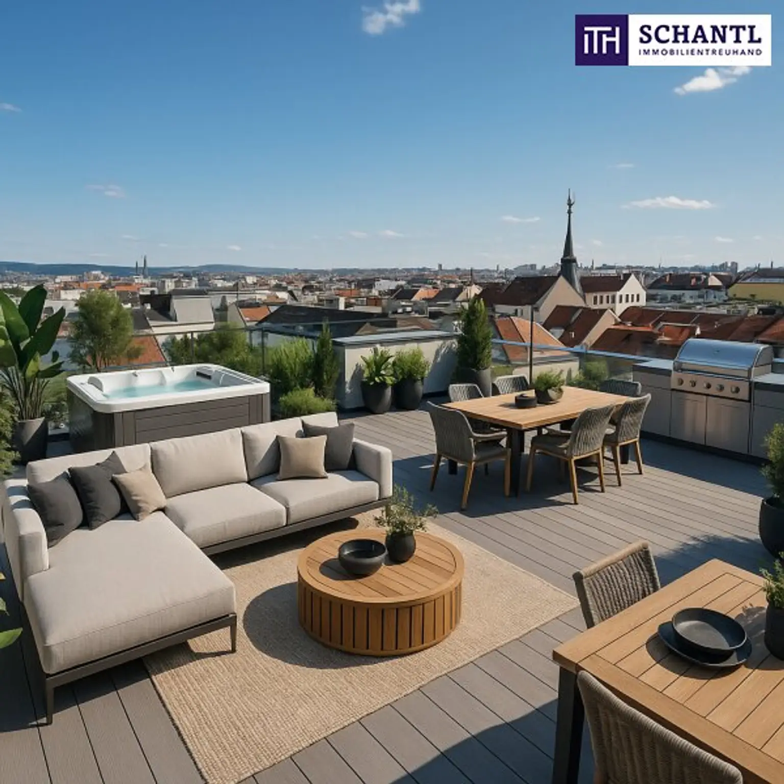 Mit virtuellem Rundgang - BEZUGSFERTIG! Ihr geniales Penthouse mit 175 m² Wohnfläche und 72 m² Dachterrasse on TOP + privater Liftfahrt!