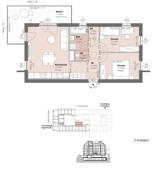 PROVISIONSFREI - Modernes wohnen am Donauufer mit Donaublick!