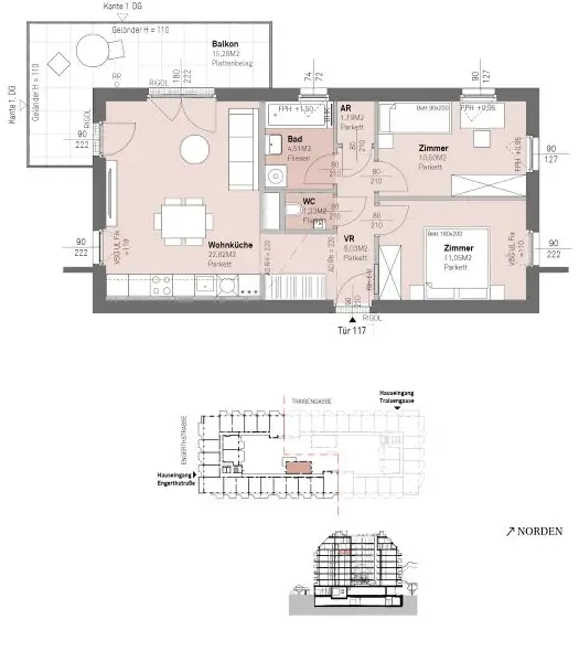 PROVISIONSFREI - Modernes wohnen am Donauufer mit Donaublick!