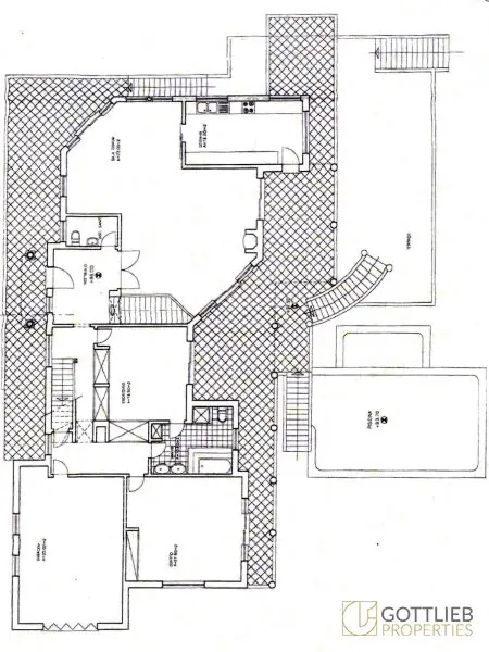 Uneinsehbare Villa mit Terrassen und großem Garten, Swimmingpool und Meerblick