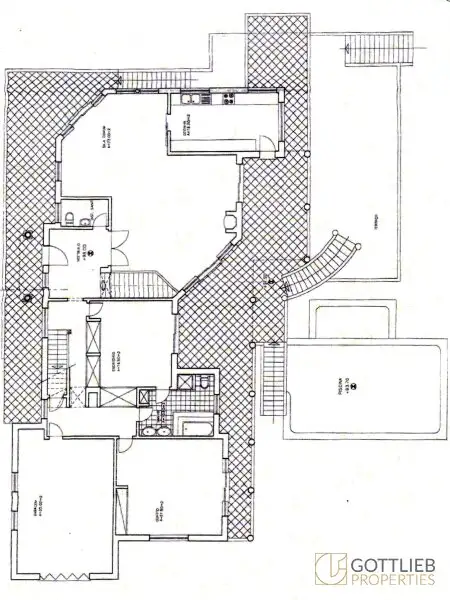 Uneinsehbare Villa mit Terrassen und großem Garten, Swimmingpool und Meerblick