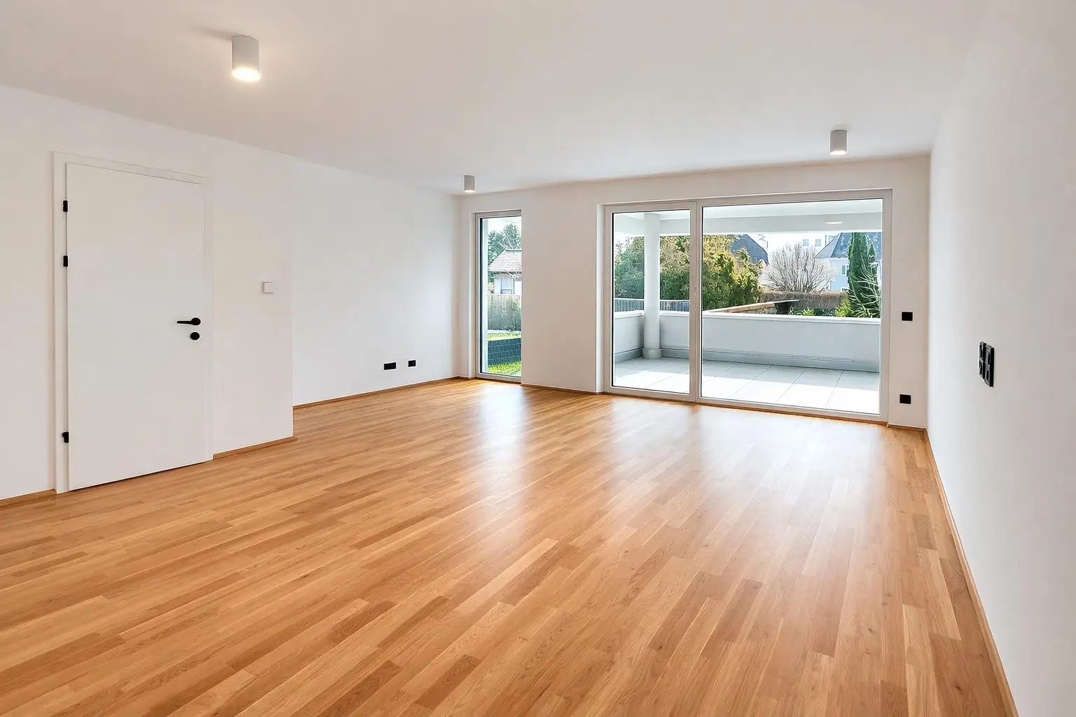 Wohn-/Esszimmer mit Küche