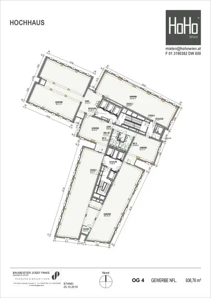 Büro/Praxis/Geschäftsflächen ab 500 m2 mit Seeblick direkt an der U2 individuell gestaltbar! Ab sofort verfügbar!