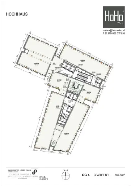 Büro/Praxis/Geschäftsflächen ab 500 m2 mit Seeblick direkt an der U2 individuell gestaltbar! Ab sofort verfügbar!