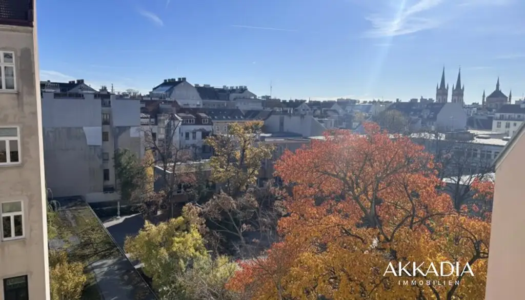 Grünblick mitten in der Josefstadt