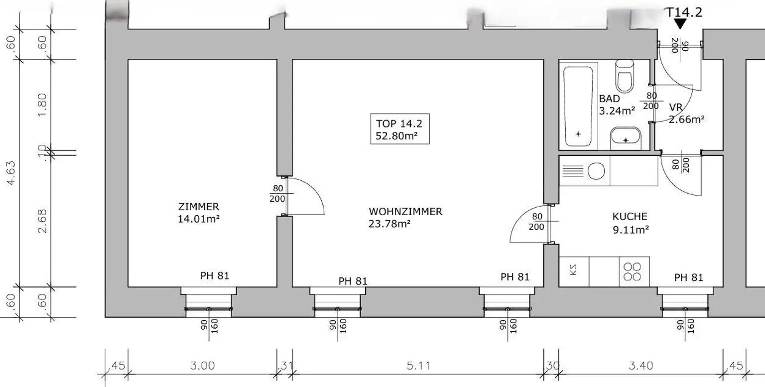 Ferienwohnung mit Zweitwohnsitzeignung für den Winter & Sommertourismus nähe Präbichl | 2 Zimmer Erstbezug | Provisionsfrei | TOP 14