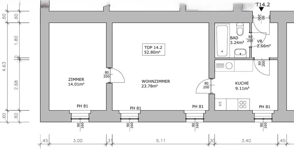 Ferienwohnung mit Zweitwohnsitzeignung für den Winter & Sommertourismus nähe Präbichl | 2 Zimmer Erstbezug | Provisionsfrei | TOP 14