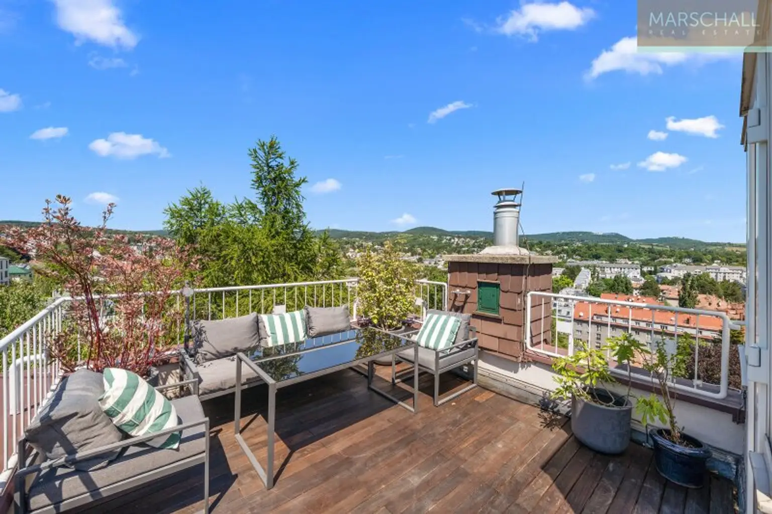 Dachterrasse Westblick