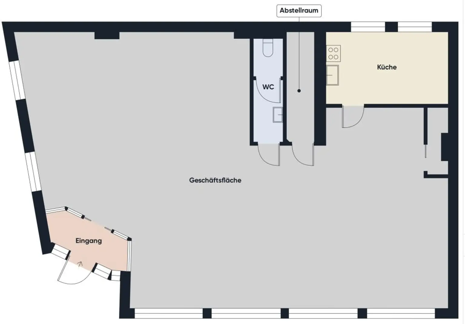 Grundriss ohne Maßstab