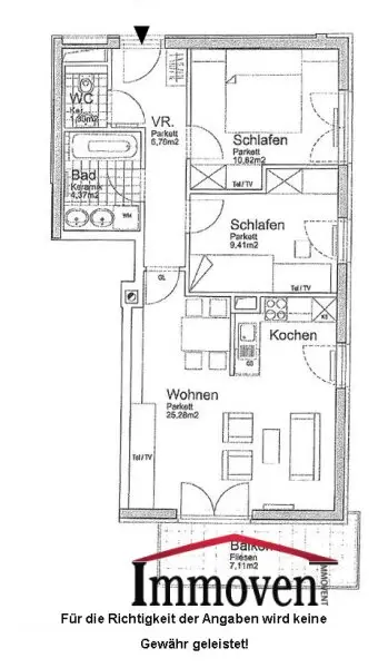 RUHELAGE -  3-Zimmerwohnung mit Balkon! (Mietbeginn 01.11.2025)